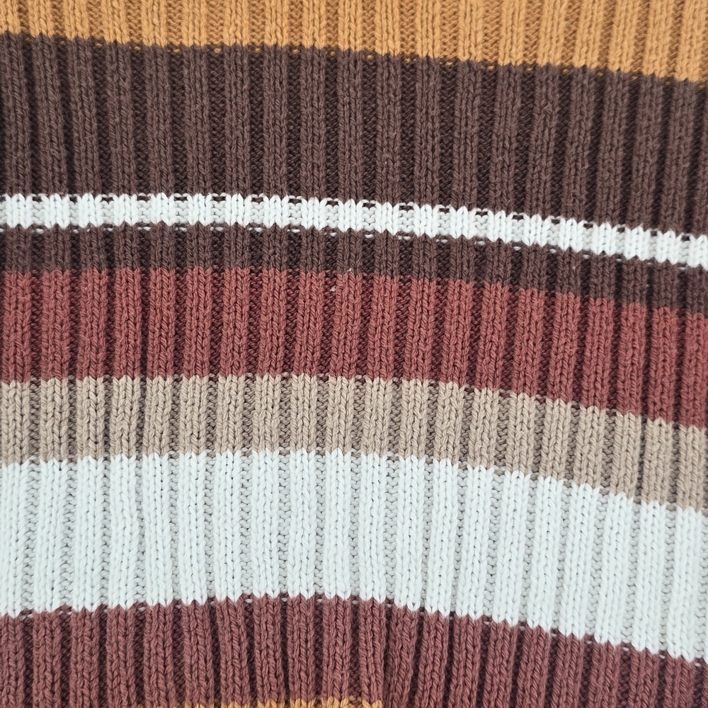 Hollister Ribbed Knit Striped Long Sleeve Sweater Top Size M - Picture 3 of 5